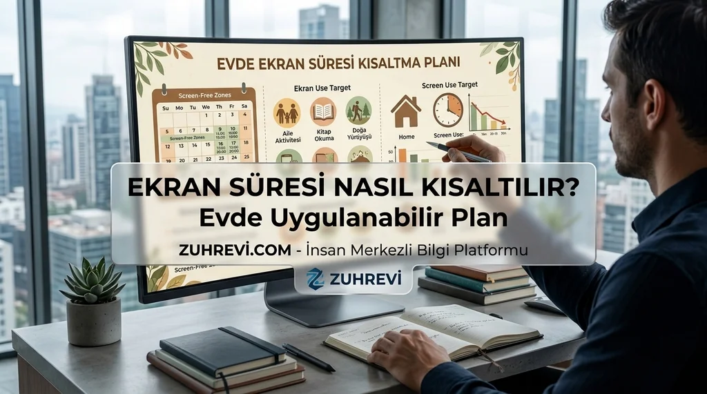 Ekran Süresi Nasıl Kısaltılır? Evde Uygulanabilir Plan