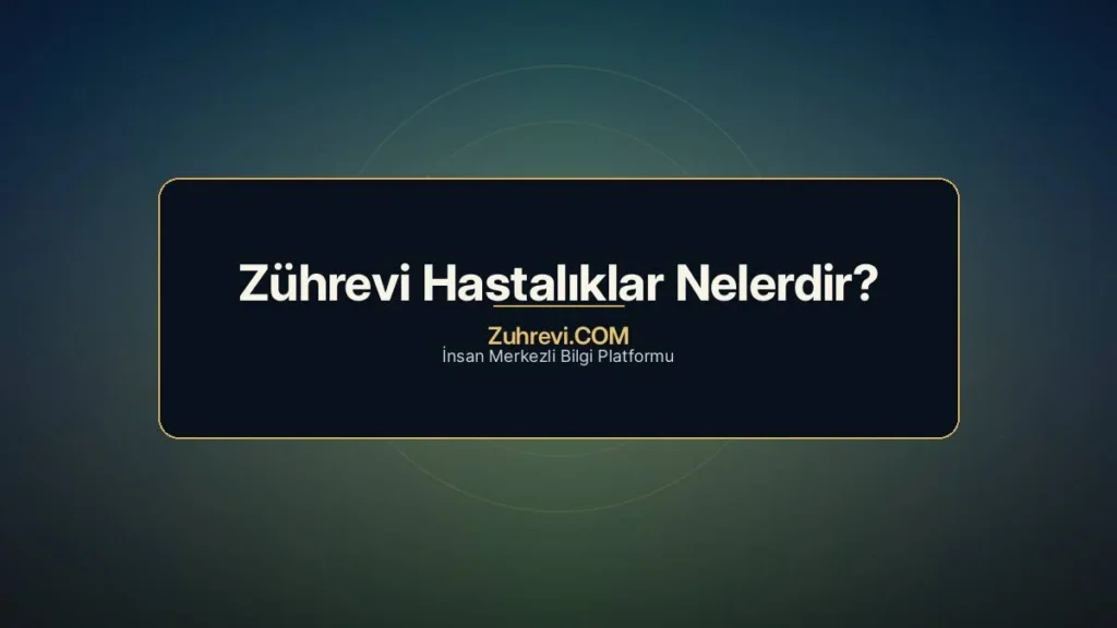 Zührevi hastalıklar